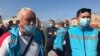 Kazakhstan - A protest of ambulance staff in Aktobe. 15 May 2020