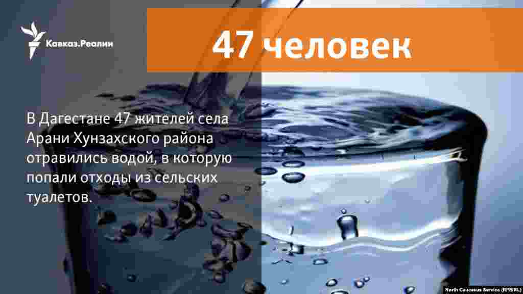 27.03.2018 // В Дагестане в питьевую воду попали отходы из сельских туалетов.