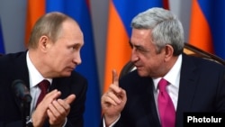 Erm'nistan - Putin və Sarkisian. 2 dekabr 2013