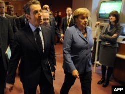 Fransa prezidenti Nicolas Sarkozy və Almaniya kansleri Angela Merkel