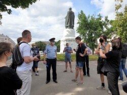 Пикет в Пскове в поддержку Прокопьевой