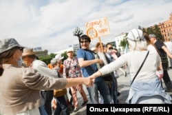 Протестное шествие 8 августа. Хабаровск